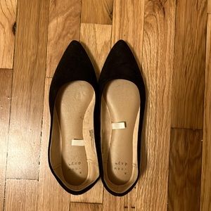 Black, A New Day Flats, size 7. Only worn once.